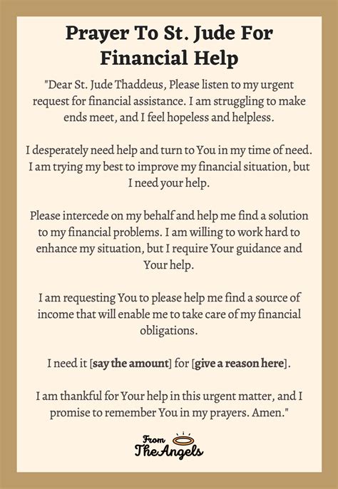 St Jude Prayer for Financial Help – Christian Catholic .
